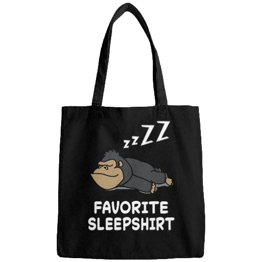 Gorilla Pet Monkey Gorillas Nap Sleeping Sleep Pajama Nightgown Bags