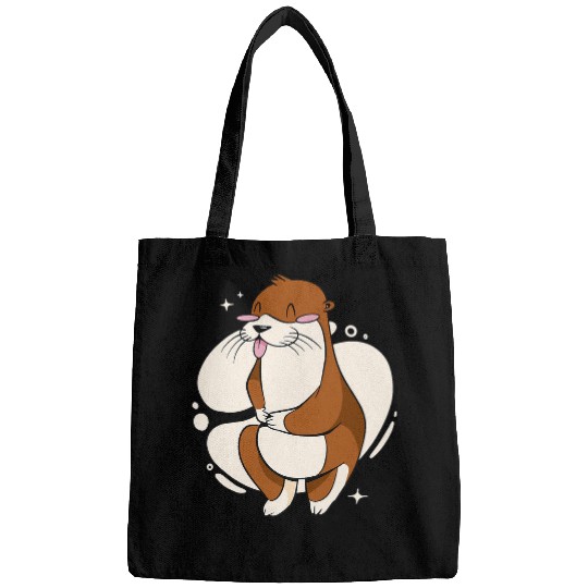 Otter Pet Otters Cute baby fish oil for otter and fish friends Bags