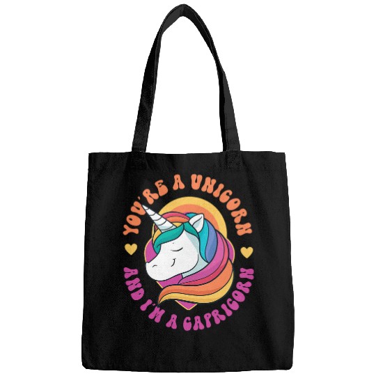 Unicorn Pet Youre A Unicorn And Im A Capricorn Bags