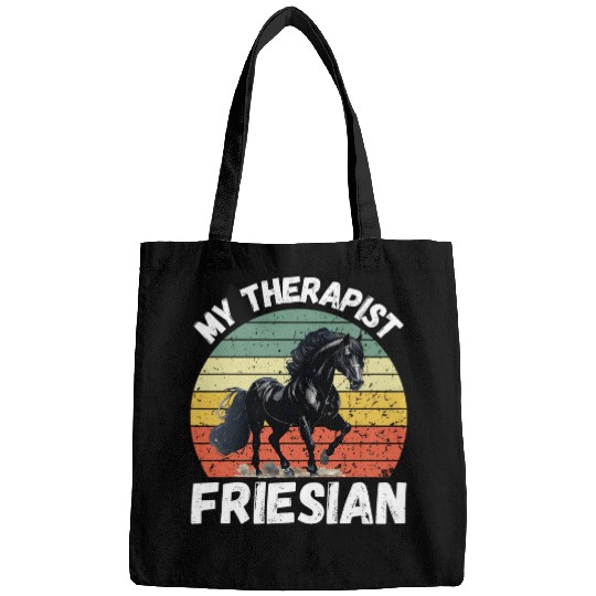 Horse Pet Friesian Equine Horse Riding Lover Horse Owners Equestrian Bags
