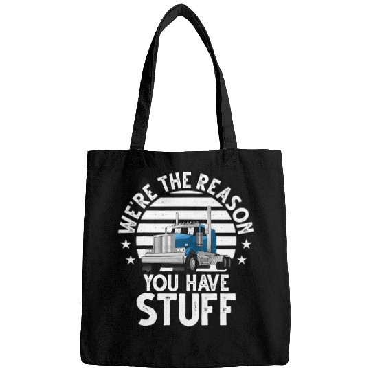 Truck Fun For Men Women Semi Truck Driver Lover 1 Bags