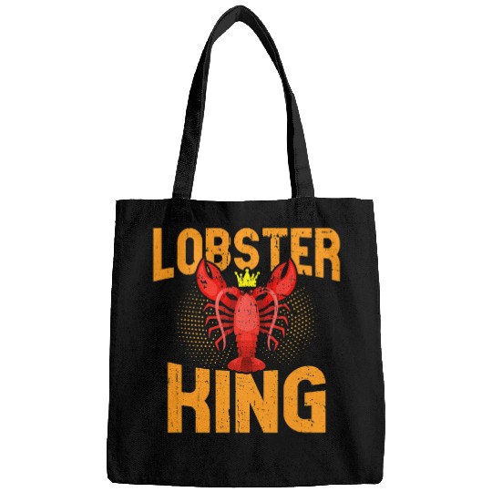 Fishing Fun Lobsters King Funny Lobstering Lobster Fishing Bags