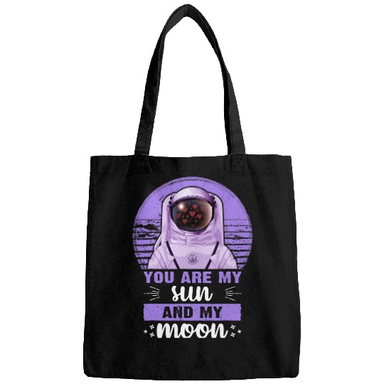Astronaut Job Sun Moon Astronaut Valentines Day Outfit Women Men Bags