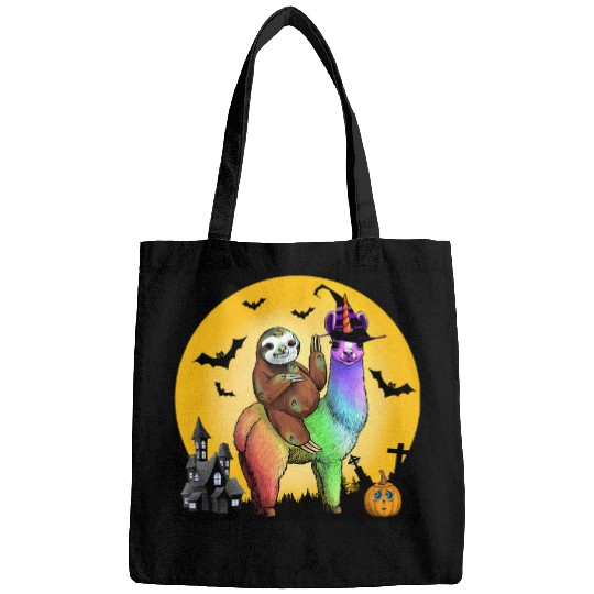 Sloth Pet Gift Unicorns Llama Zombie Sloth Riding Llama Unicorns Loves Bags