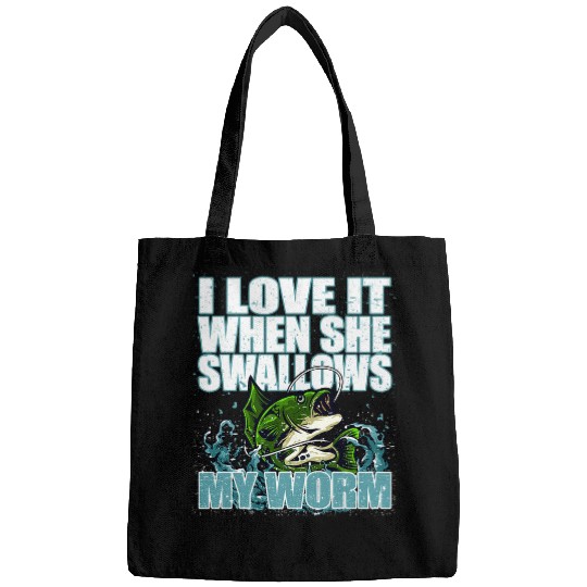 Fishing Fun Bass Fishing Funny Fishermen Deep Sea Fishing Angler Bags