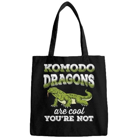 Komodo Pet Komodo Dragons Are Cool Youre Not Funny Komodo Dragon Lover Bags