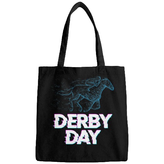 Horse Pet Derby Day Kentucky horse racing clean style horse rider Bags