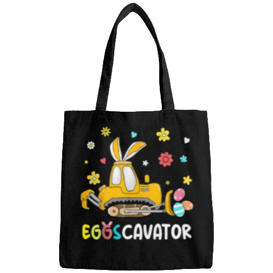 Excavator Fun Easter Day Egg Hunt for Boys Toddlers 2 Bags