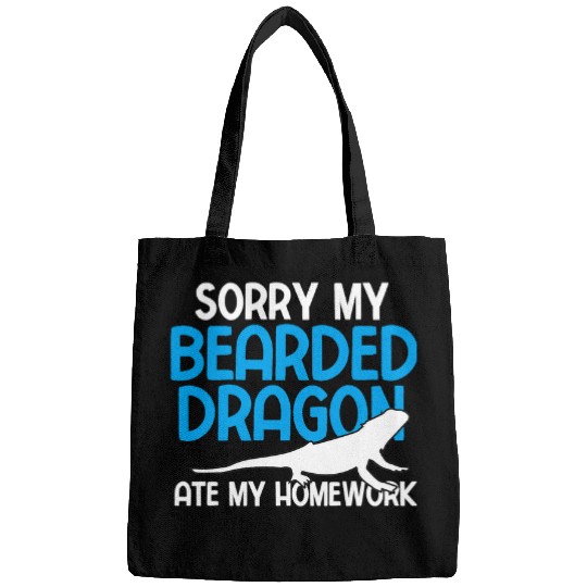 Bearded Dragon Pet Sorry BeardedLizard Ate My homesworkfunny Lizardmom Bags