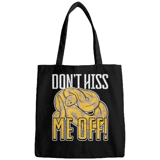 Python Pet Snake Dont hiss me off Banana Ball Python Bags