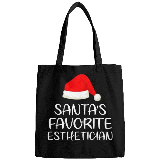 Santas Favorite Esthetician Matching Family Christmas Bags