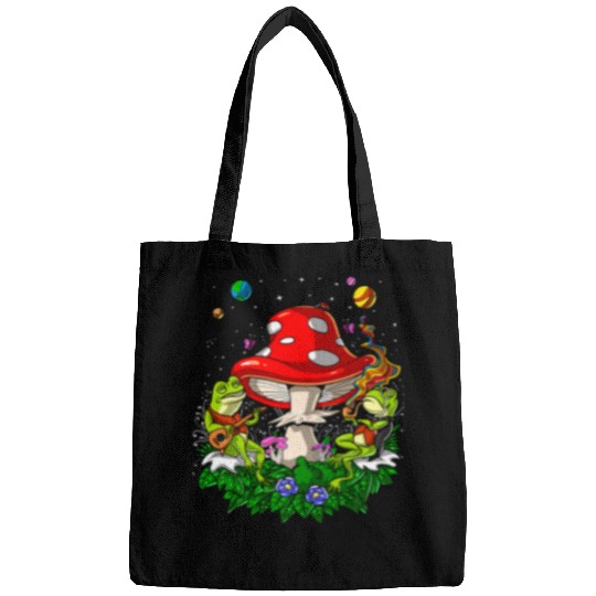 Frog Pet Goblincore Aesthetic Mushroom Cottagecore Frogs Shroom Space Bags