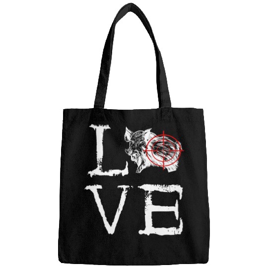 Pig Pet Wild Boar Hunting Love Creepy Wild Hog Hunter Wild Hog Bags