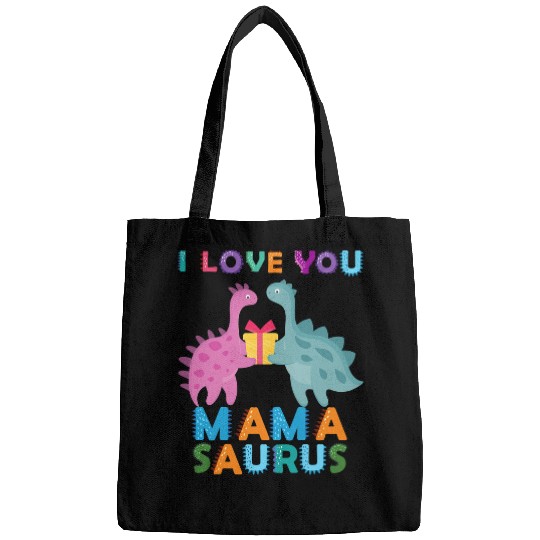 Dinosaur Pet I Love You Mamasaurus Dinosaur Mom Mommysaurs Boy Girl Kid Bags