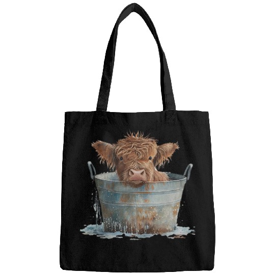 Cow Pet Western Love Spring Pastel Bags