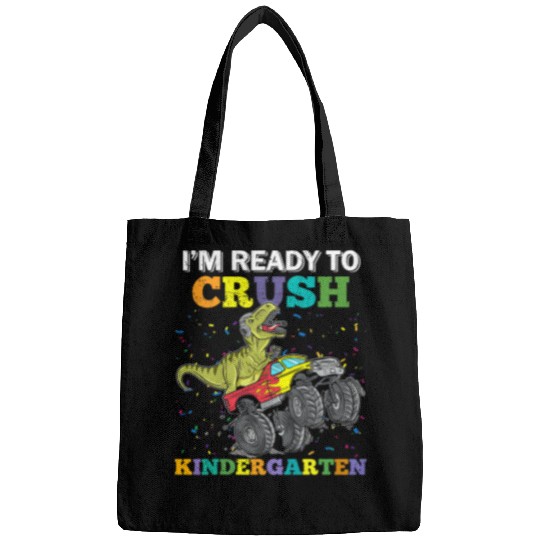 Dinosaur Pet Im Ready to Crush Kindergarten Dinosaur Back to School Boys 2 Bags