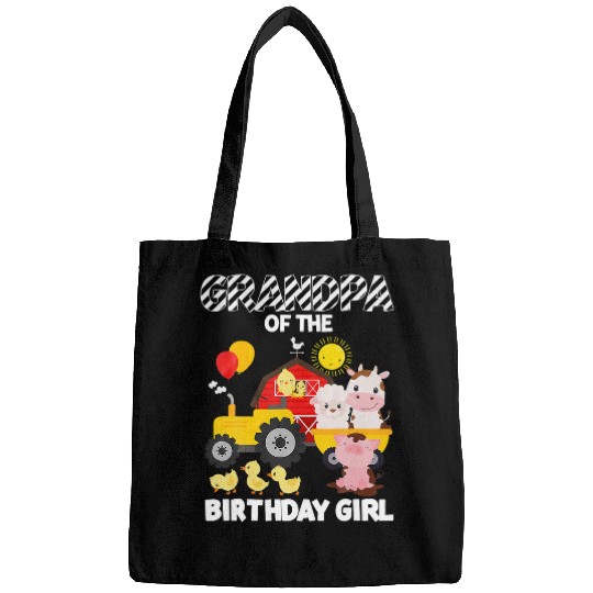 Cow Pet Grandpa Of The Birthday Girl Farm Barnyard Party Cow Lover 81 Bags