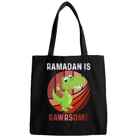 Dinosaur Pet Kids Kids Ramadan Ramadan Is Rawrsome Muslims Eid Bags
