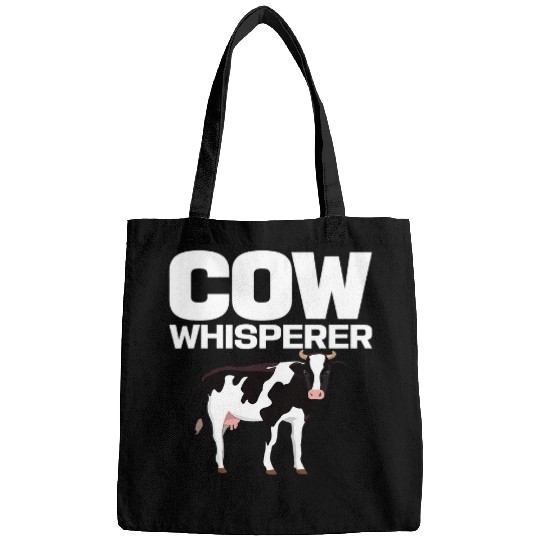 Cow Pet Whisperer Farm Animal Cattle Farmer Bags
