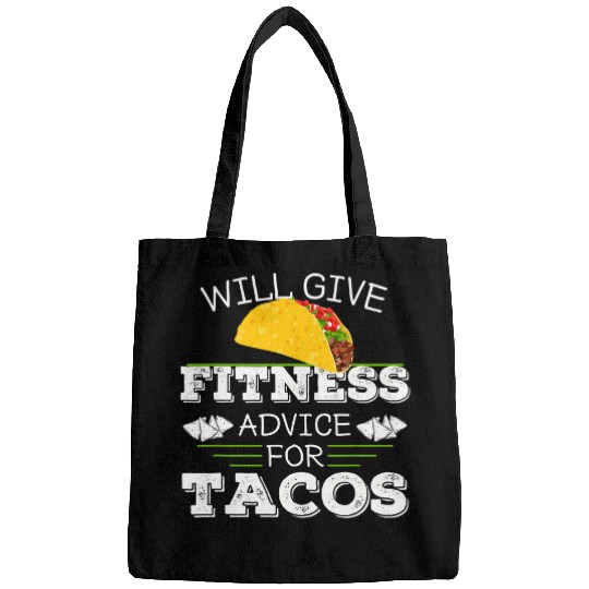 Will Give Fitness Advice For Tacos Personal Trainer Workout Bags