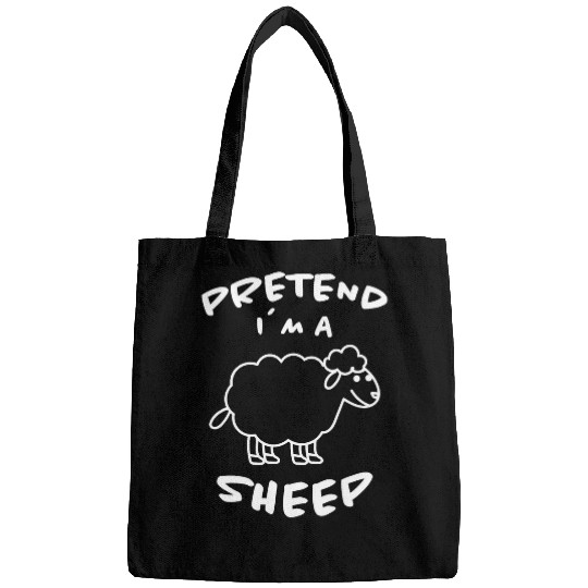 Sheep Pet Pretend Im A Sheep Design Sheep Farmers Lamb Bags