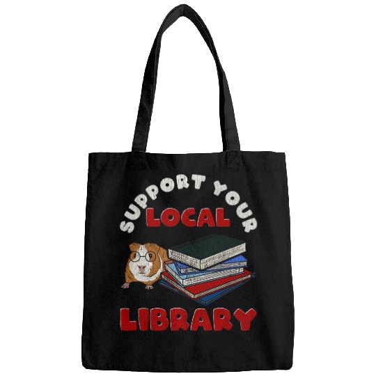 Guinea Pig Pet Support Your Local Library 2Guinea Pig Book Reader 21 Bags