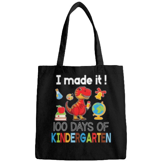 Dinosaur Pet Student Teacher I Made It 100 Days Of Kindergarten Bags
