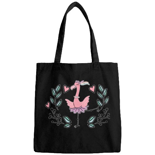 Flamingo Pet Ballet Instructor Ballerina Ballet Dancer Bags