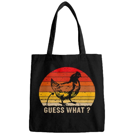 Chicken Pet Retro vintages Funny Chicken Butt Bags