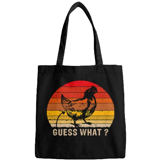 Chicken Pet Retro vintages Funny Chicken Butt Bags