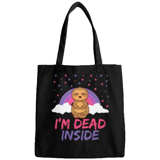 Sloth Pet Im  Inside Sloth Lazy Depressed Animal Design Bags