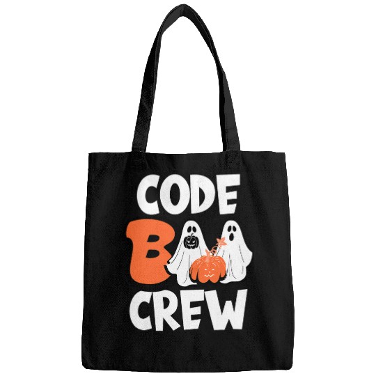 nurses Job Code Boo Crew Spooky nurses Halloween 2 Bags