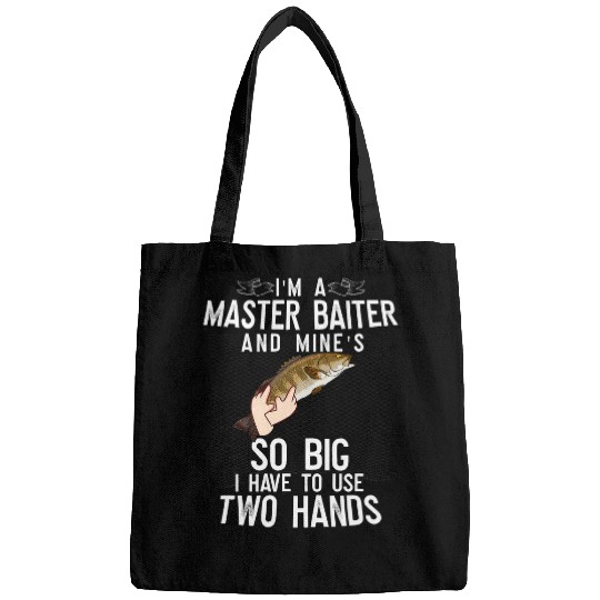 Fishing Fun Master Baiter Mines So Big Two Funny Fishing Smallmouth Bass Bags