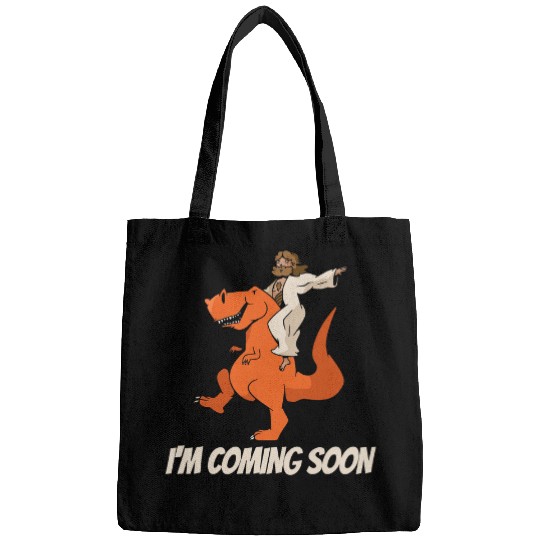 Dinosaur Pet Christianity Trex Bible 2Religion Christian Alien Jesus Bags