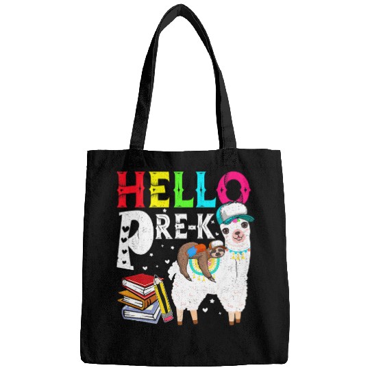 Sloth Pet Hello PreK Sloth Riding Llama Kids Back To School Bags