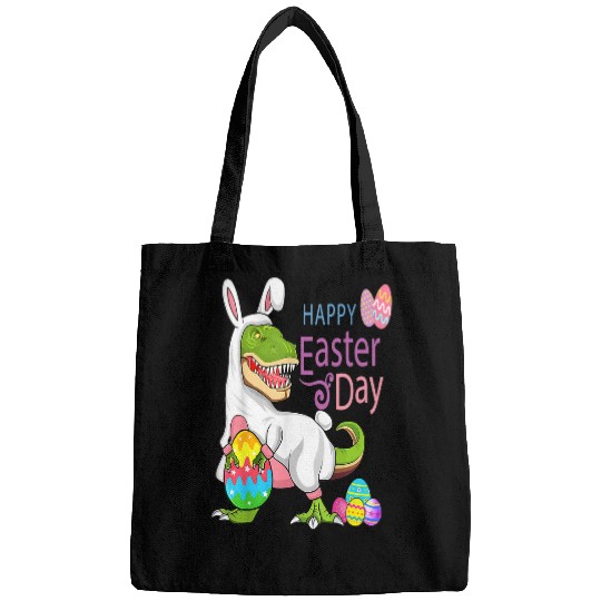 Dinosaur Pet happy easter day dinosaur funny Bags