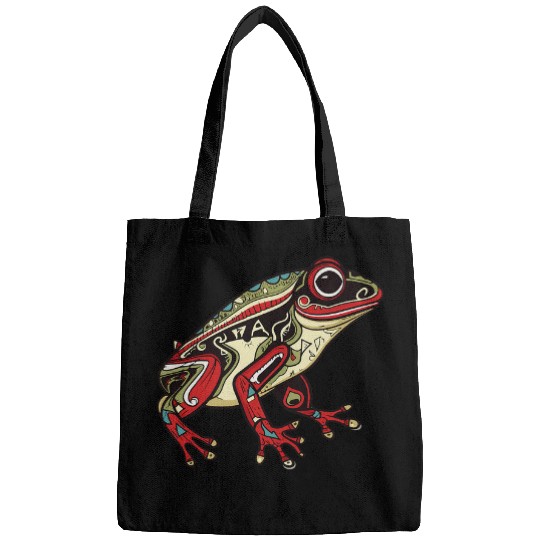 Frog Pet Native American Indian Style Art Pacific Northwest 11 Bags