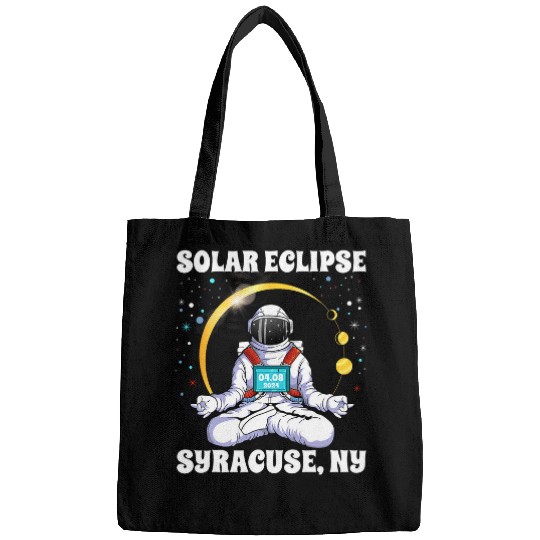 Astronaut Job Syracuse NY Solar Eclipse 2024 Astronaut Space Totality Bags