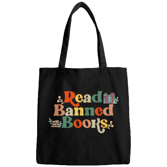 Book Fun Read Banned Books Cute Bookworm Library Worker Bags