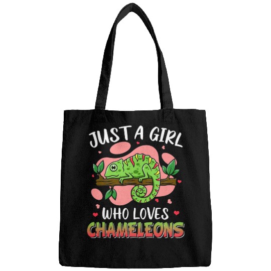 Chameleon Pet Women Just A Girl Who Loves Bags
