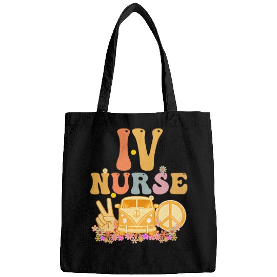 nurses Job IV nurses Week Groovy Appreciation Day For Women Bags