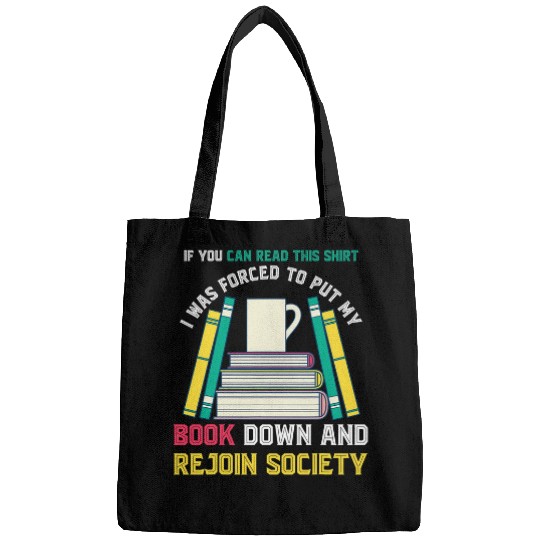 Book Fun Funny Bookworm Librarian Book Nerd Literature Book Reading Bags