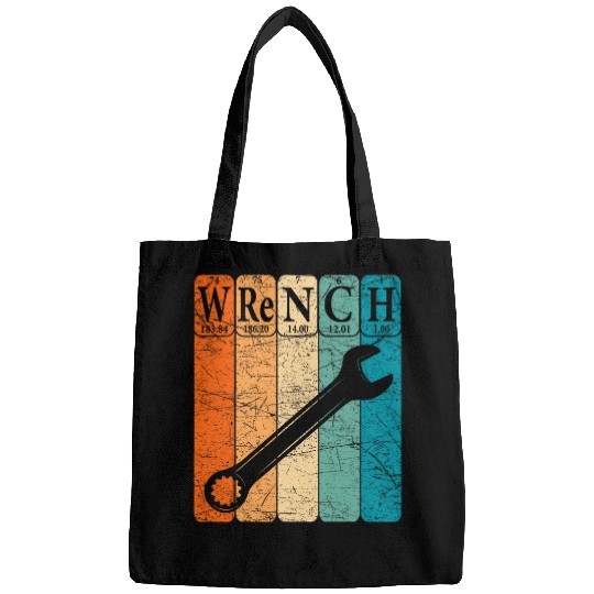 Wrench Periodic Table Elements Mechanic Handyman 24 Bags