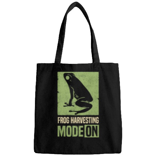 Frog Pet Harvesting Mode On Reptile Funny Frog Bags
