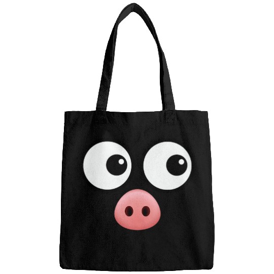 Pig Pet Face Costume Funny Simple Lazy Halloween Costume Bags
