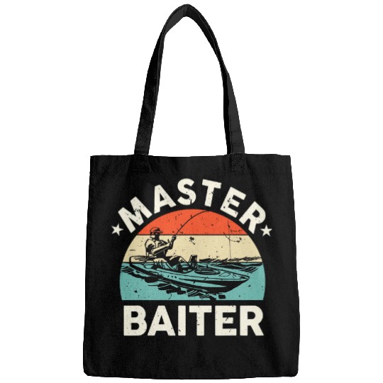 Fishing Fun Master Baiter Kayak Fishing Dad Grandpa Fisherman Bags