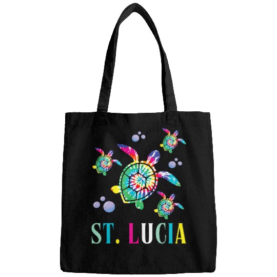 Turtle Pet St Lucia Island TieDye Sea Turtle Caribbean Sea St Lucia Bags