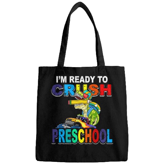 Dinosaur Pet Im Ready To Crush Preschool Back To School Kids Dinosaur Boy Bags