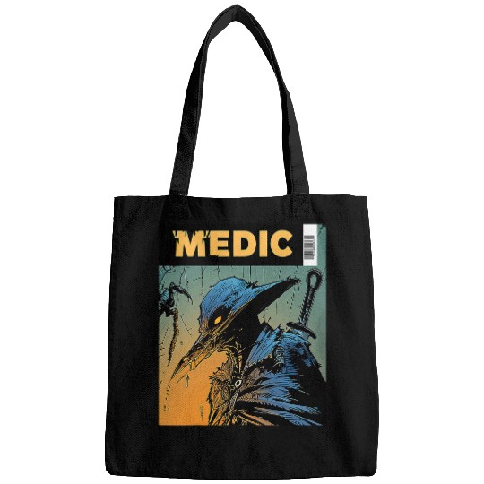Medic Comic Book Plague Doctor Healer Magazine Style Art Bags