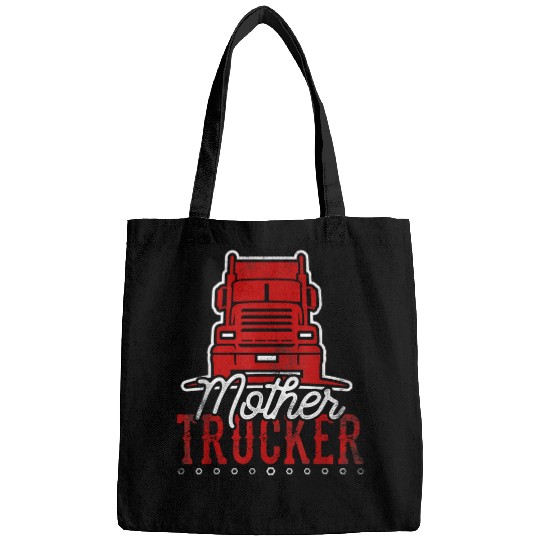 Truck Fun Mother Trucker 18 Wheeler Big Rig Bags